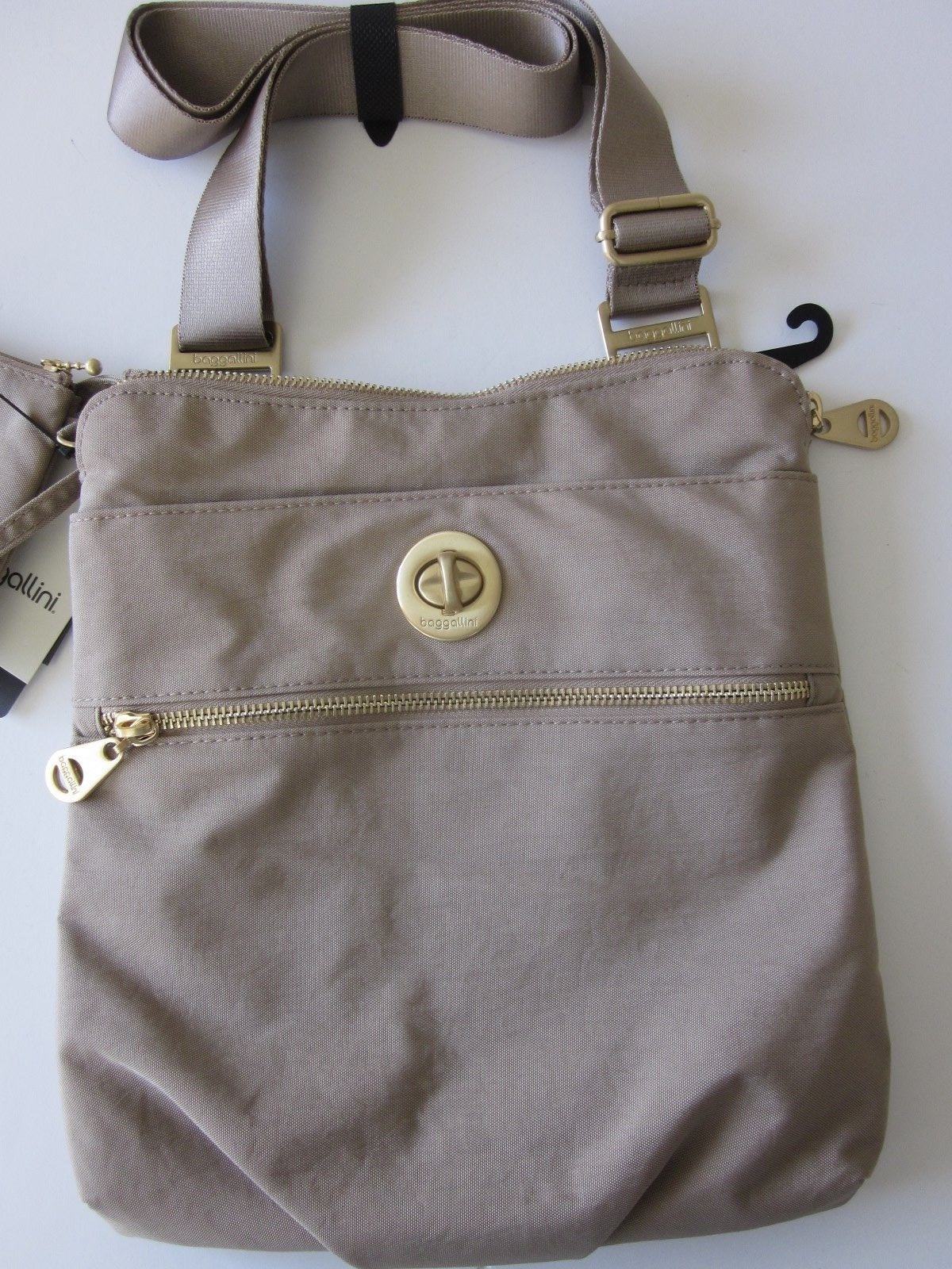 Baggallini Gold Hanover Crossbody in Beach (HAN867BESLV) eBay