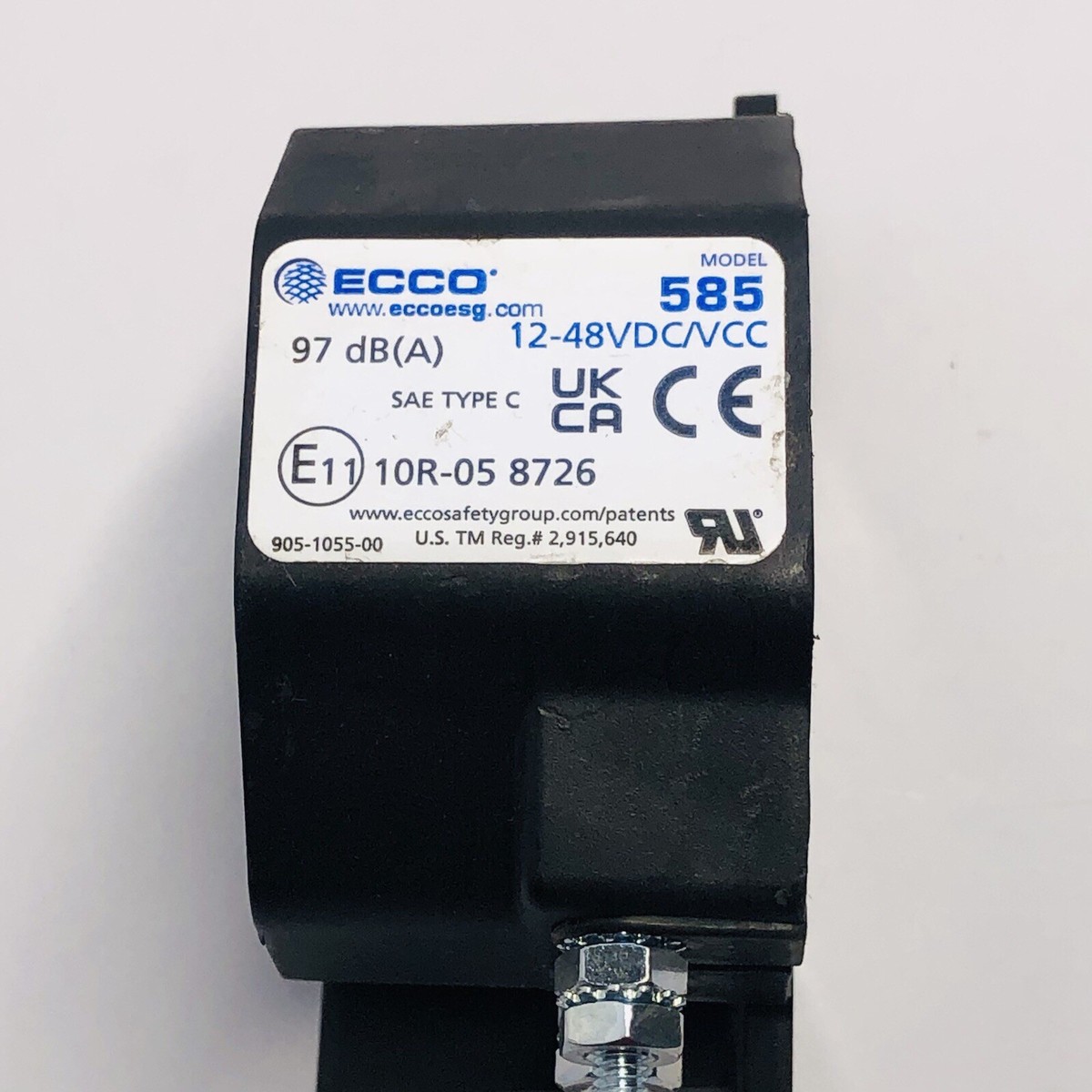 ECCO BACKUP ALARM 10R-05 8726 | eBay