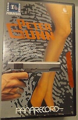 VHS PETER GUNN 1991 ED WARDS MANCINI ART OF NOISE BOND 007 WILLIAMS CONNERY M*