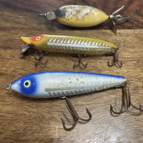Heddon Vintage Fishing Lures. Zaragossa. Vamp Spook. Crazy Crawler. SOS Minnow - 第 11/20 張圖片