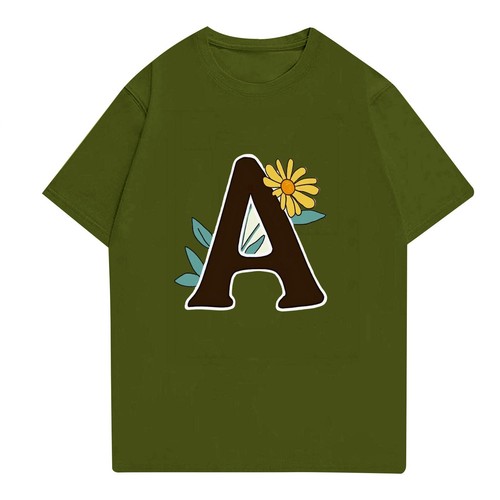 Kids Lightweight Short Sleeve T-Shirts Girls Boys Printed Basic Performance Tee~ - Picture 6 of 30