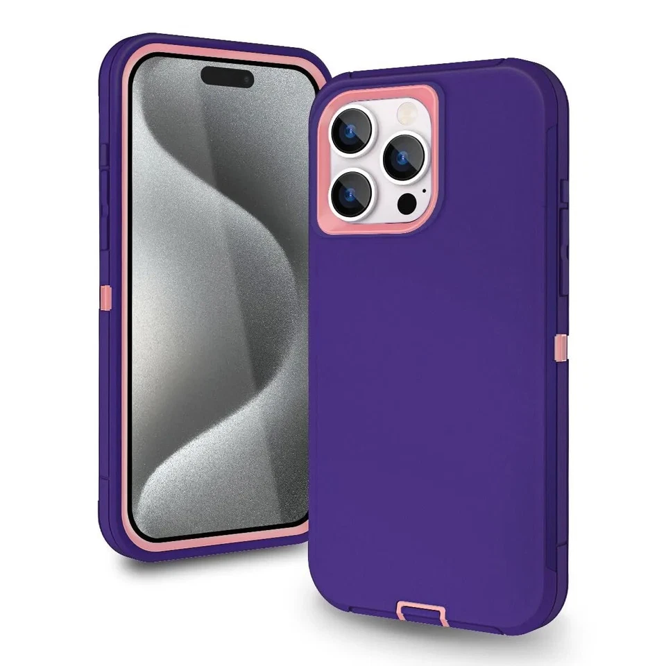 Case For iPhone 16 Pro Max 15 14 13 12 Mini 11 XR XS 7 8 Heavy Duty Phone Cover - Image 4 of 4