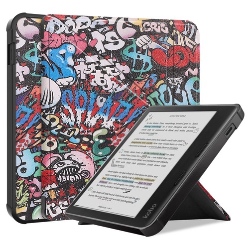 Ultra Slim Leather Transformer Stand Auto Smart Case Cover For KOBO Libra Colour - Picture 11 of 142