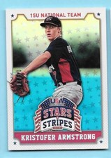 2015 Panini USA Stars and Stripes Kristofer Armstrong Rookie 7/10