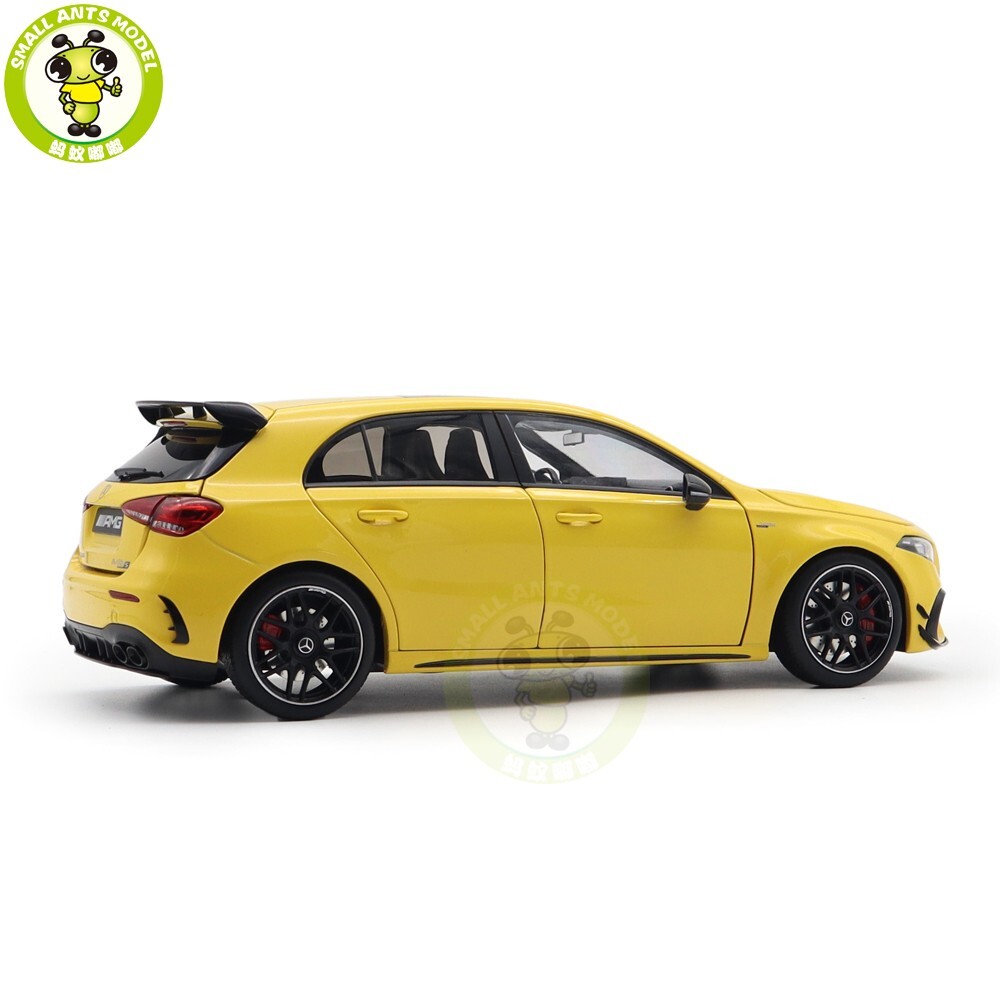 1/18 Mercedes AMG A45 S NZG Yellow Diecast Model Toy Car Gifts For
