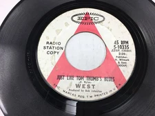 West Just Like Tom Thumb's Blues / Baby You Been On My Mind 7" 45 Epic WLP VG+