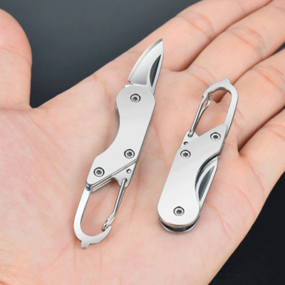 Mini Pocket Keychain Folding Blade Knife Outdoor Travel Camping EDC Werkzeug
