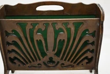 Mid Century Modern Magazine Rack Newspaper Basket