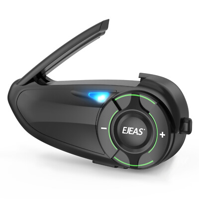 Full Duplex Helmet Bluetooth Mesh Intercom Headset 8 Rider Talk At Saman Time Q8