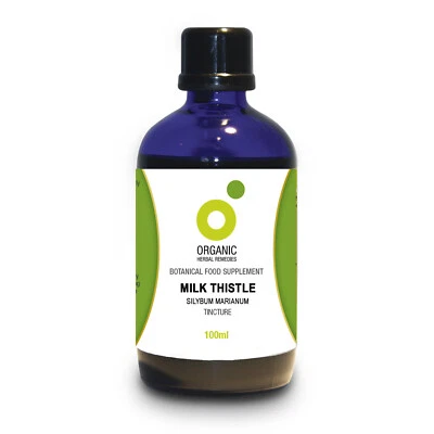 ORGANIC HERBAL REMEDIES Organic Milk Thistle Tincture 100ml