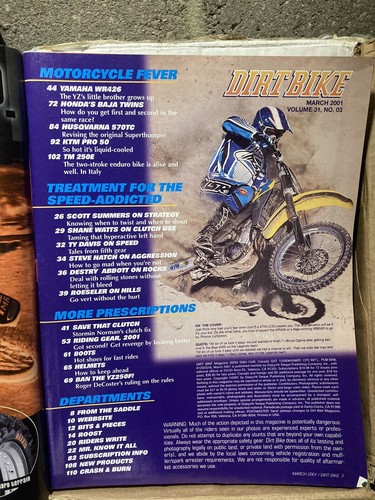 DIRT BIKE Magazine Mar 01 Motocross Enduro - Picture 2 of 2