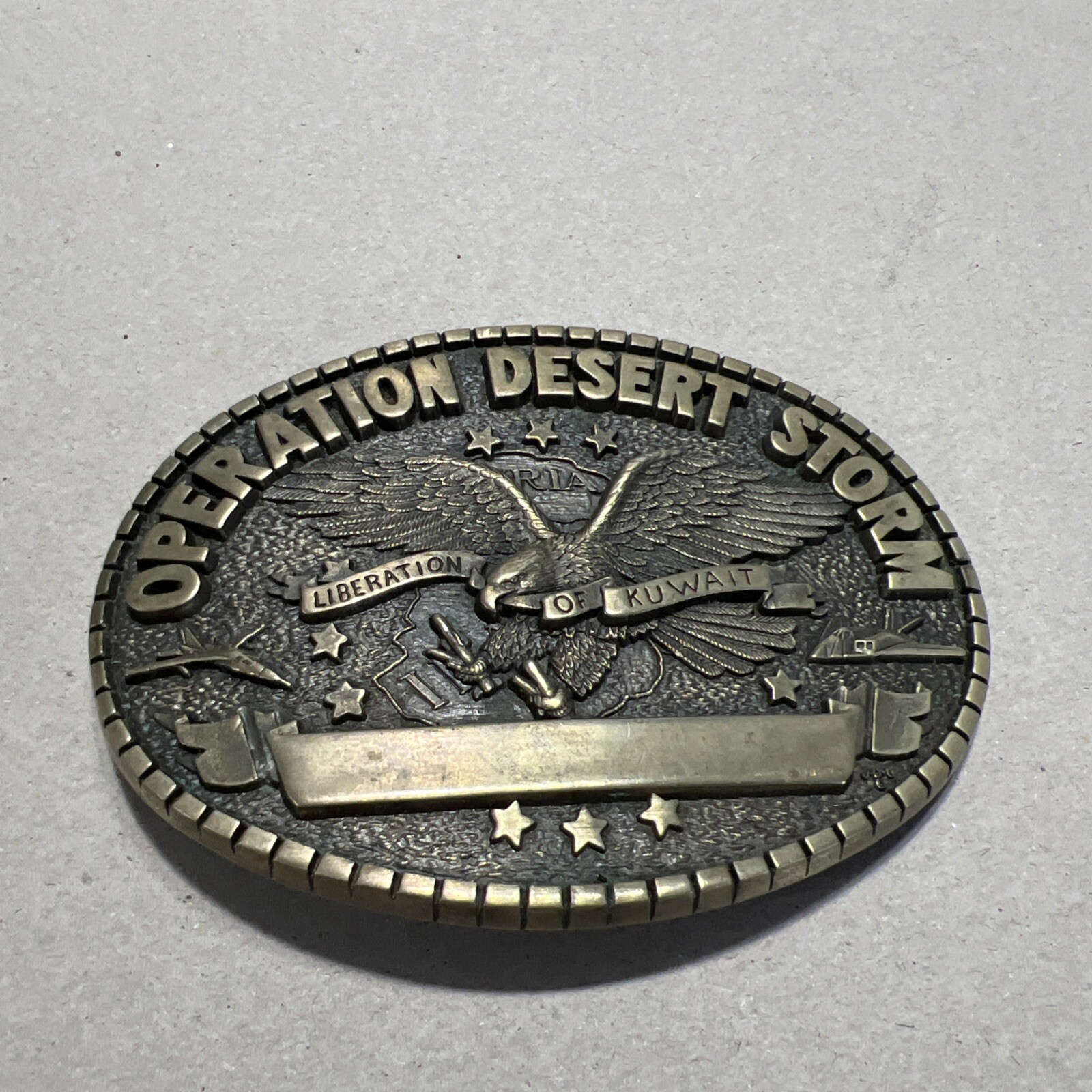 Operation Desert Storm Solid Brass First Edition … - image 1