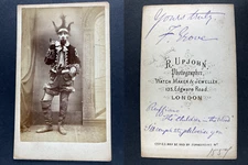 Upjohn, London, Grove, Vintage Shipping CDV Albumen Print. Albumin Print