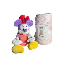 The Big One Kids Disney Minnie Mouse Twin 2 Piece Quilt Set  Plush GIFT NEW