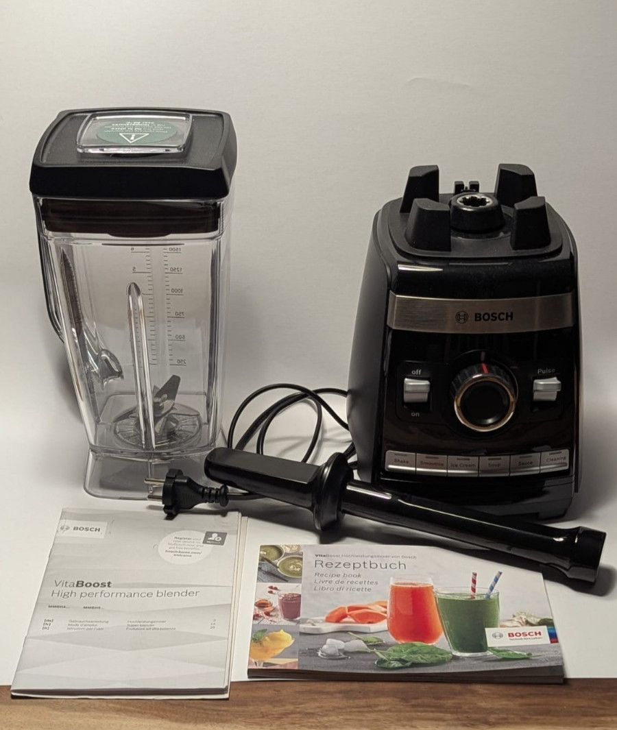 Bosch VitaBoost Standmixer Schwarz – 1200 W Leistung
