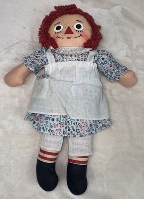 Vintage Knickerbocker Raggedy Ann Doll All Original Rare EUC