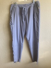 Grey  s Anatomy by Barco Women  s Scrub Pants Gray size L Petite With drawstring