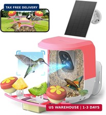 Smart Hummingbird Feeder with Camera AI Identify,Instant Notific Gift  dea