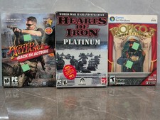 Video Game PC Hearts of Iron Platinum / Tropico 3 / Jagged Ally NEW SEALED -383
