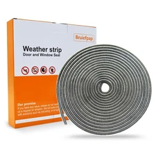 39.4FT Brush Weather Stripping, Neat Pile Self Adhesive Seal Strip for Window...