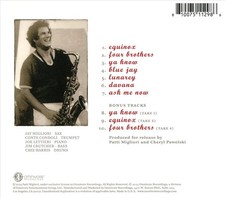 JAY MIGLIORI EQUINOX NEW CD JAY MIGLIORI EQUINOX NEW CD