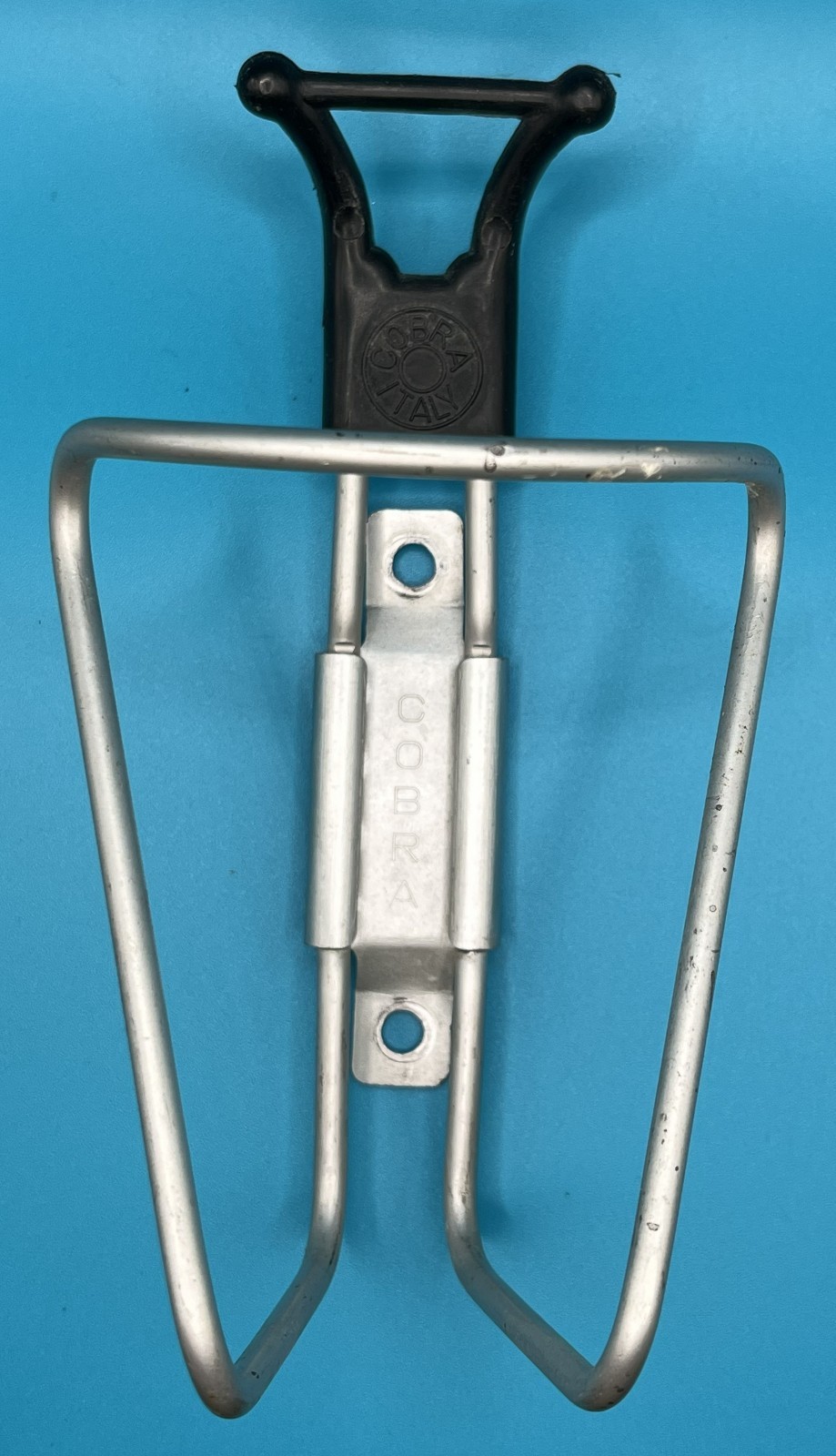 (2R) Vintage COBRA alloy water bottle cage -  Made in Italy -  for road bike