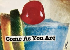 Party No. 2 - Original Magazine Collage Mixed Media Surrealism Abstract Art ACEO