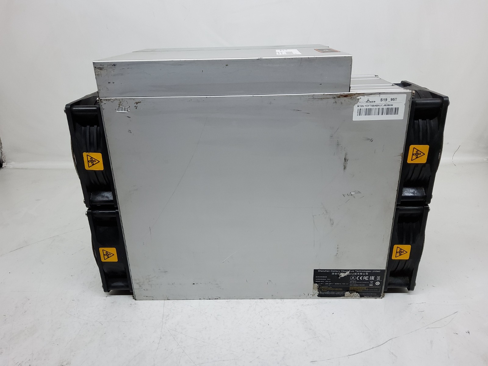 USED Antminer S19 95T Bitcoin Miner Tested & Working SEE DESCRIPTION