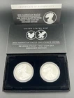 American Eagle 2021 1 Oz Silver Reverse Proof Two-Coin Set Designer Edition 21XJ
