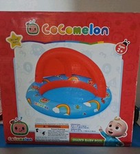 Cocomelon Pool Toddler Inflatable Shaded Size 39 x 39 x 26 inflated Age 2