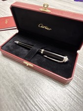 Cartier Roadster Ballpoint Pen Black & Platin...