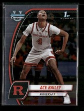 Ace Bailey 2024-25 Bowman University Chrome #1 Rutgers Scarlet Knights