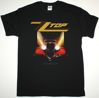 Vtg ZZ TOP ELIMINATOR Album Heavy Cotton Black Shirt All Size For Men C290