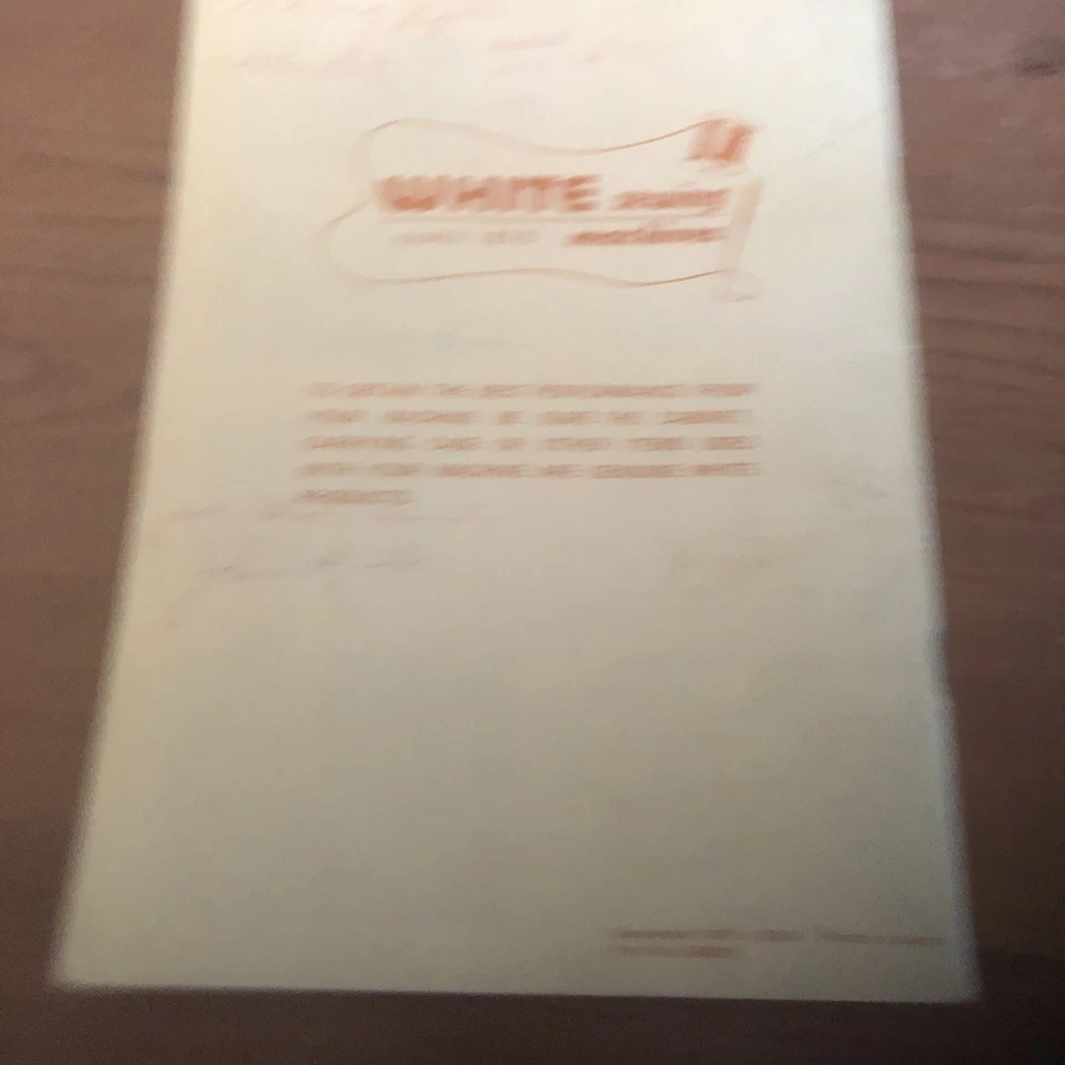 white 645 vintage instruction book - Image 2 of 4
