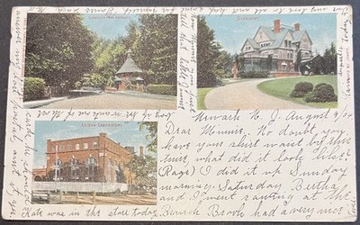 1904 Postcard Of Thomas Edison s Home And Laboratory, West Orange, New Jersey