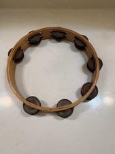 Vintage/Antique 10 Inch Folk Art Tambourine