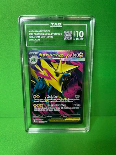 Mega Manectric ex graded TAG 10 for sale on eBay