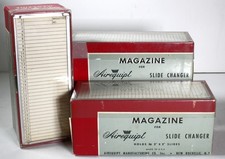3 Airequipt Magazine Slide Trays with Box  Dust Covers - clean index cards