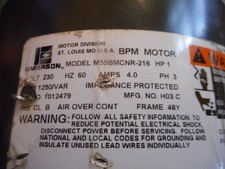 Emerson Motor M55BMCNR-216 1 HP 230 V 60 HZ 1250 RPM