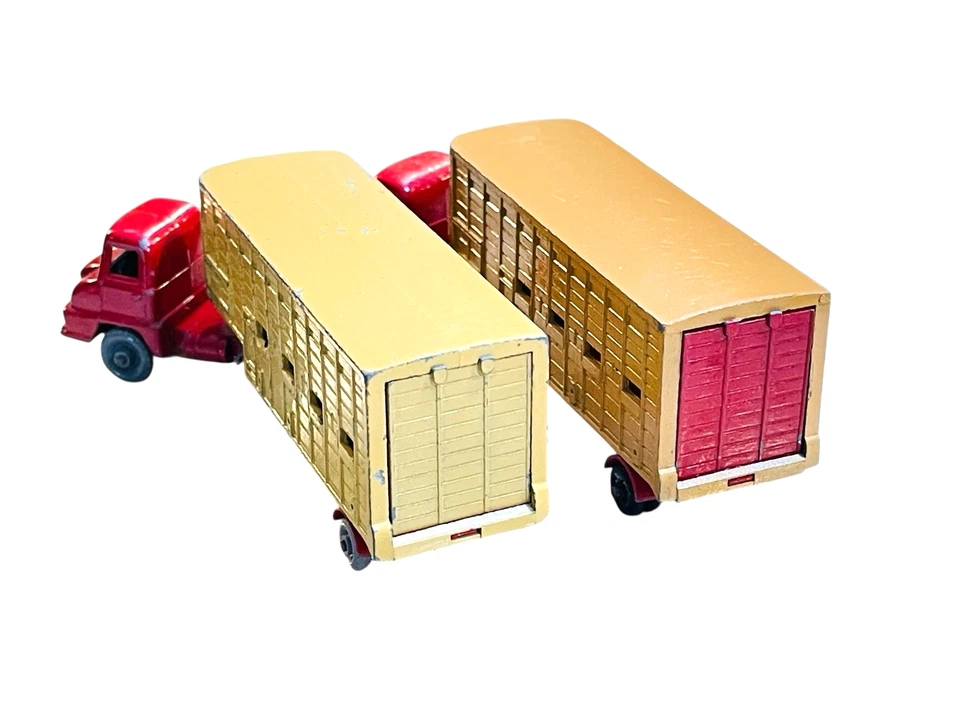 Matchbox Lesney Major Pack No. 7 Varied GPW BPW Thames Jennings Cattle Trucks - Image 3 of 4