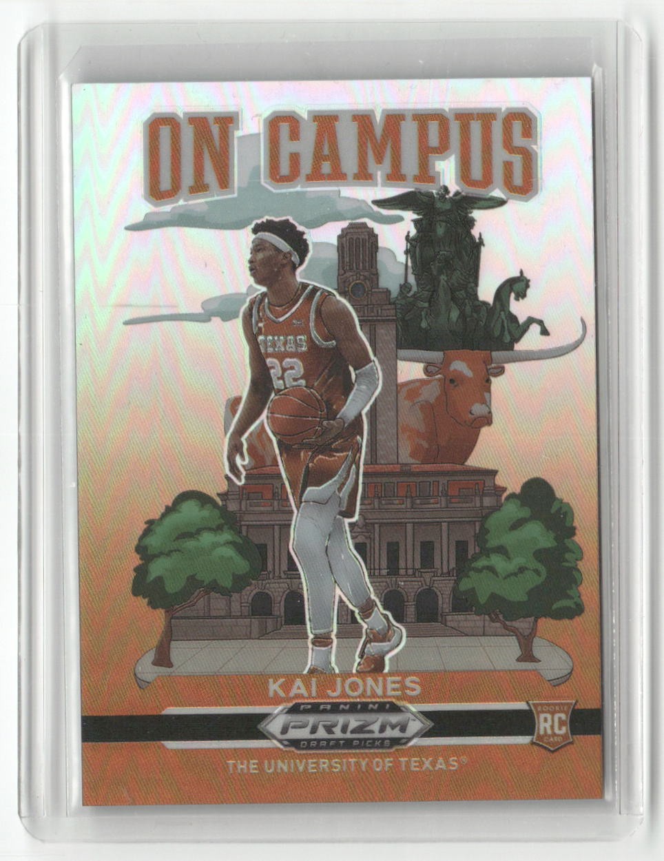 2021 Panini Prizm Draft Picks #11 Kai Jones On Campus