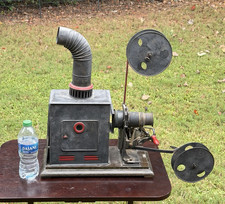 LARGE Rare Antique Vintage GBN Magic Lantern Oil Lamp Movie Projector Optical