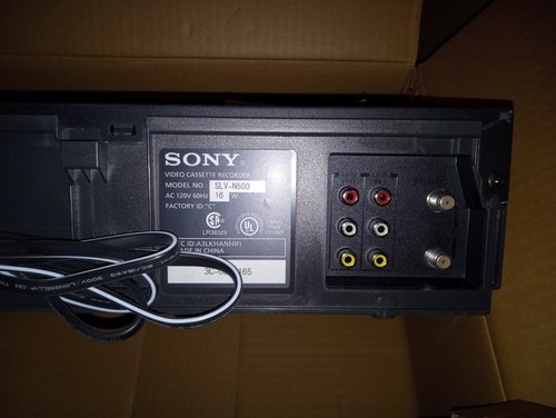 Vintage Sony SLV-N500 VHS VCR Player Hi Fi Stereo Video Cassette Recorder - Picture 5 of 7