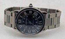 Cartier Ronde Solo XL 3802 42mm Blue Dial Stainless Steel Automatic Date Watch 5