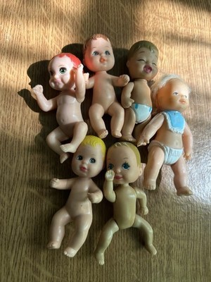 Lot Small Dolls & Babies Mixed Brands Not All Mattel aaa