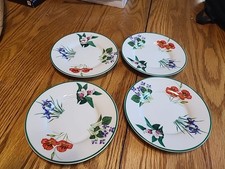 4- National Wildlife Federation American Wildflower Replacement Cup Saucers