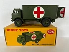 Vintage Dinky Toys 626 Military Ambulance w/ Original Box British Diecast
