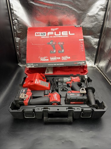 Milwaukee M18 FUEL 2 Tool Hammer Drill/Impact Driver Combo Kit - (2997-22)