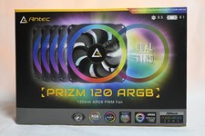 ANTEC PRIZM 120MM ARGB PWM Fan 5 Pack with Fa...