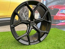 Ruedas 4X R22 pulgadas 5x112 Audi RS6 Performance Style negras medio mate: se adapta a Q8